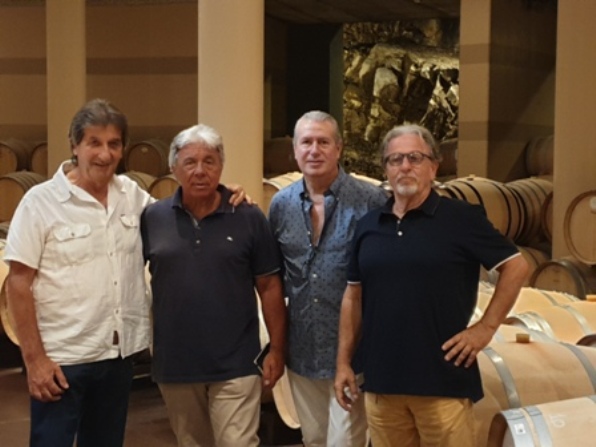 da sinistra Sergio Antonini, Paolo Baracchino, Patrizio Giaconi e Giovanni Pecchioli